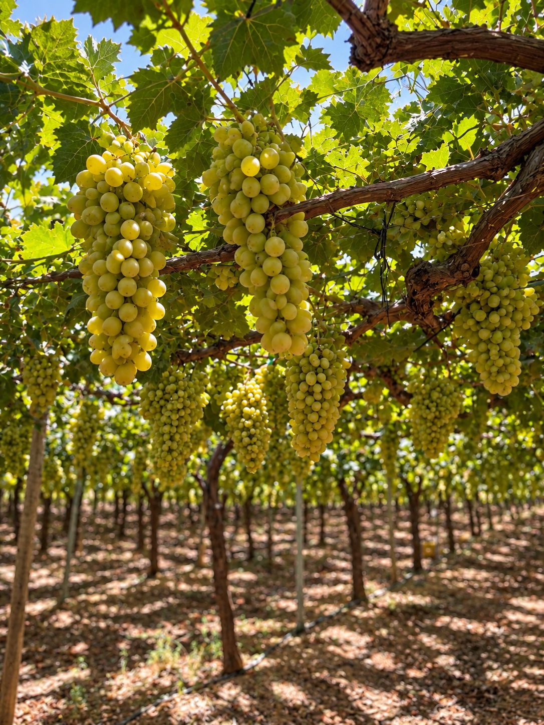 Caja de Uvas Blancas